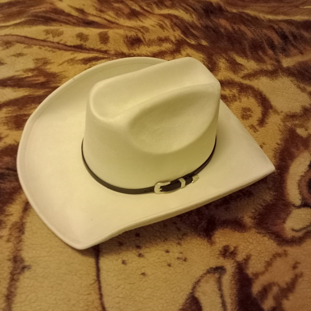Classic White Cowgirl Hat